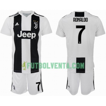 Camiseta de fútbol Juventus Ronaldo 7 Niño 1ª equipación 2018/2019 Camiseta de fútbol Juventus Ronaldo 7 Niño 1ª equipación 2018/2019